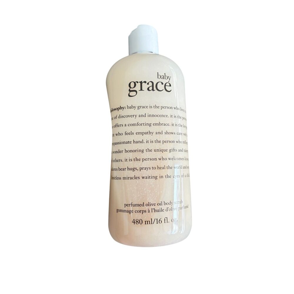 Philosophy Baby Grace Perfumed Olive Oil Body Scrub 16fl oz Bottle NEW